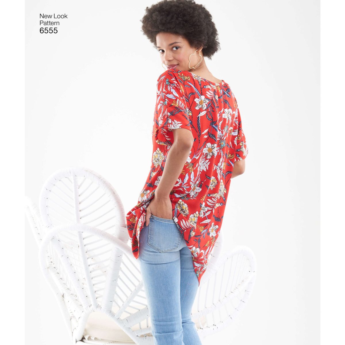 New Look Pattern 6555 Misses' Keyhole Shirt