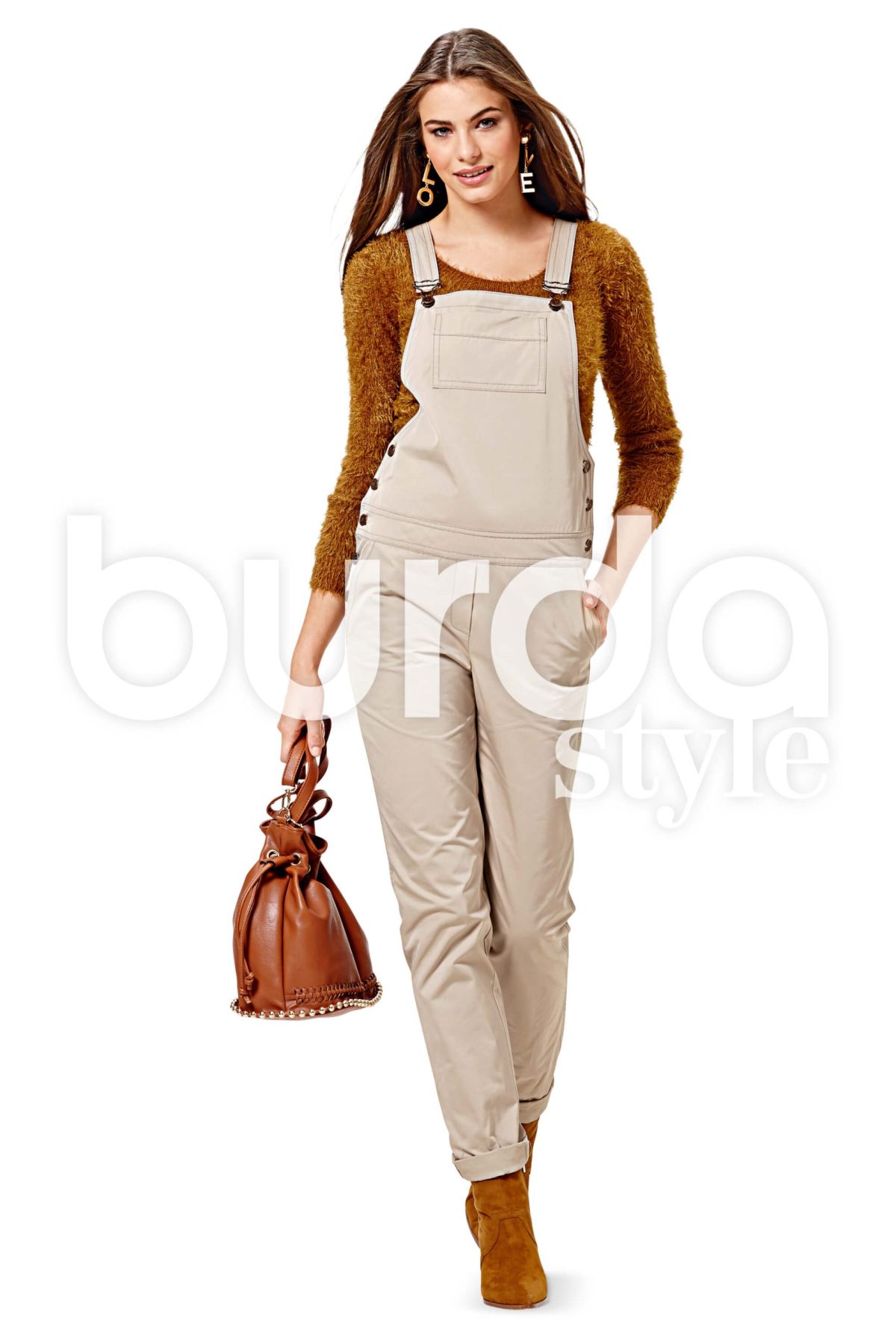 Burda Style Pattern 6599 Overalls