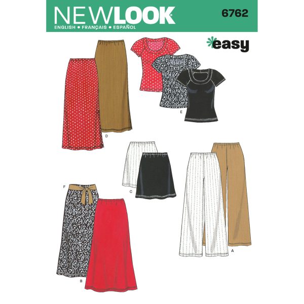 New Look Sewing Pattern N6762 Misses' Coordinates