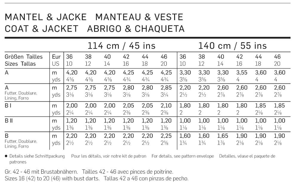 Burda Style B6845 Jacket, Coat & Vest Sewing Pattern