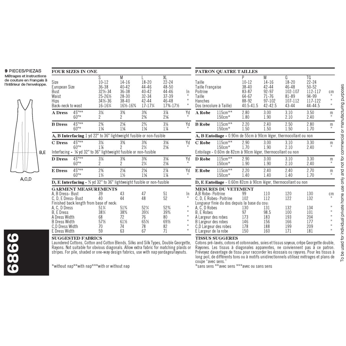 New Look Sewing Pattern N6866 Misses' Dresses - Sewdirect