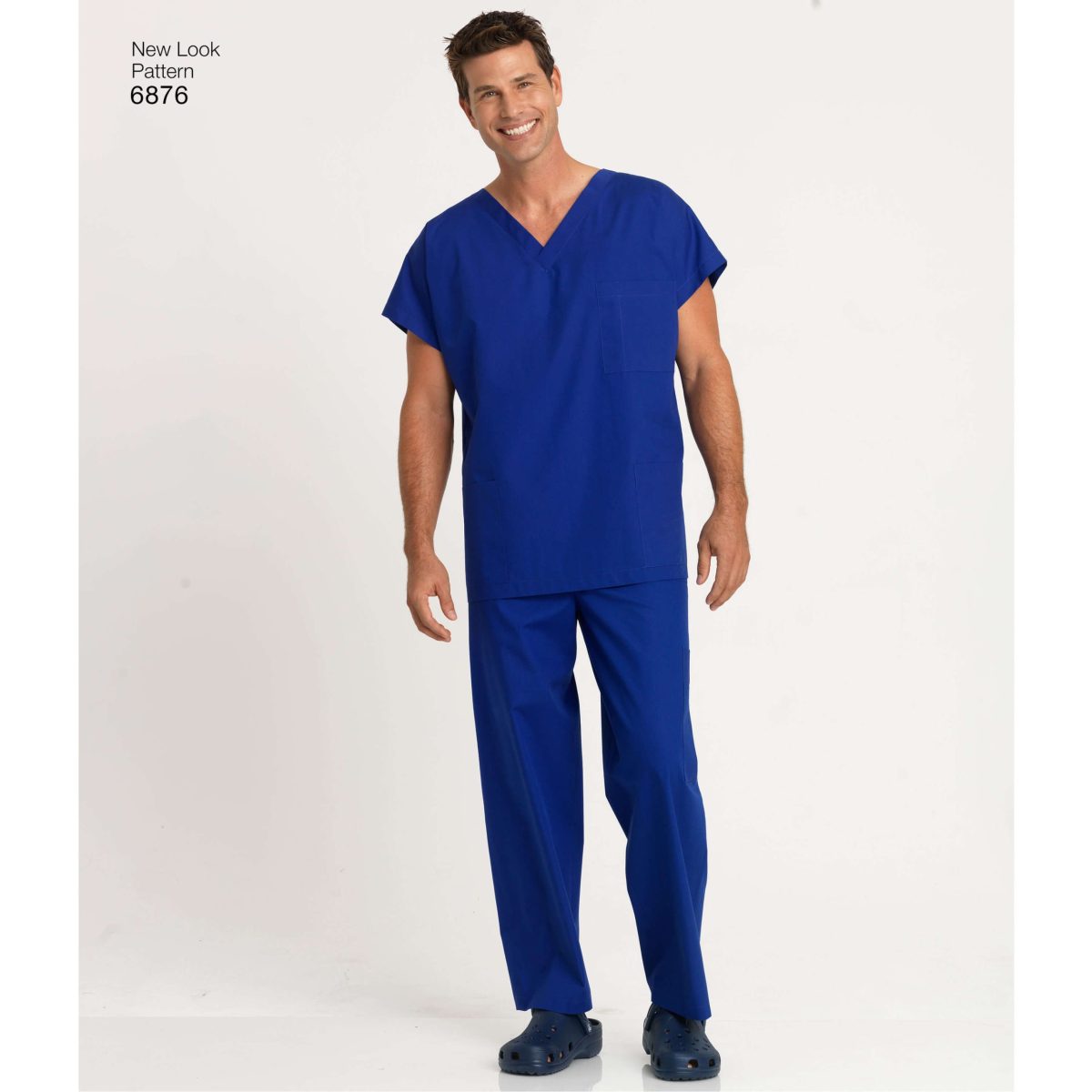 New Look Sewing Pattern N6876 Misses'/ Men's Scrubs