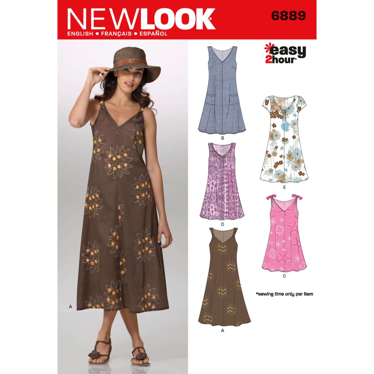 New Look Sewing Pattern N6889 Misses' Dresses