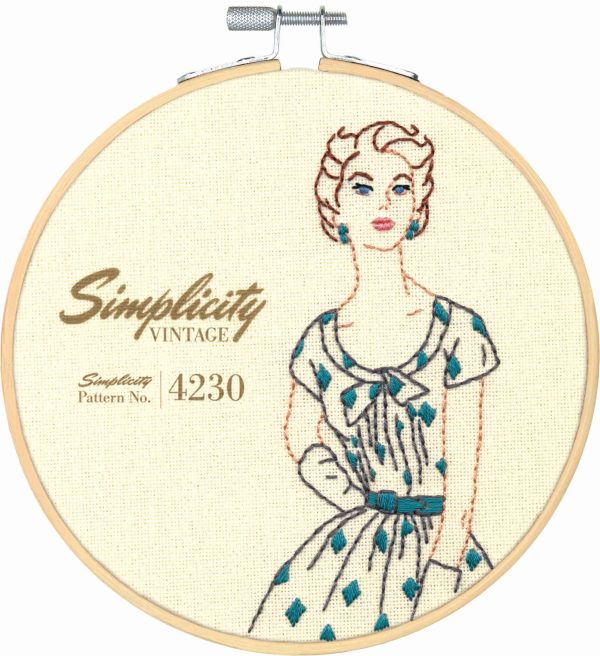 SIMPLICITY VINTAGE EMBROIDERY KIT