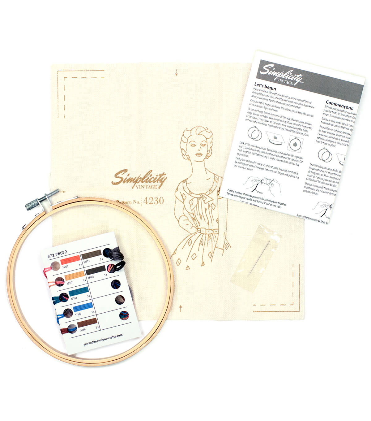 SIMPLICITY VINTAGE EMBROIDERY KIT
