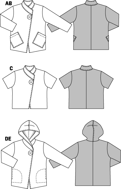 Burda B7700 Jacket Sewing Pattern
