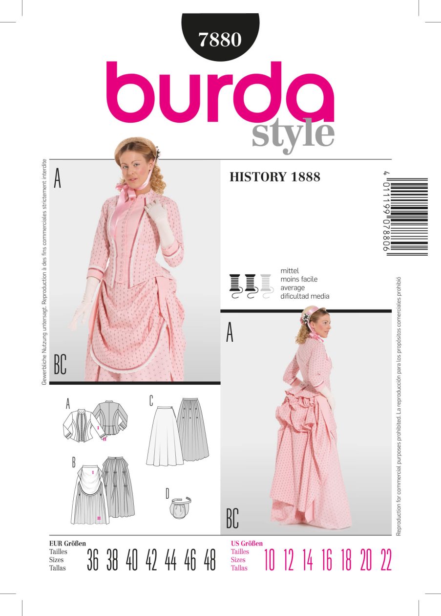 Burda B7880 Burda Style, History 1888