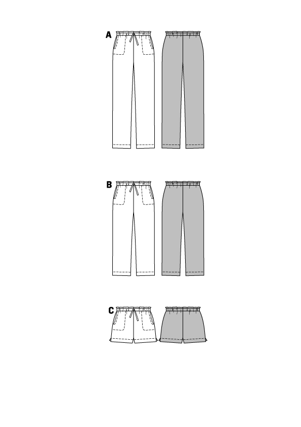 Burda B7966 Trousers Sewing Pattern