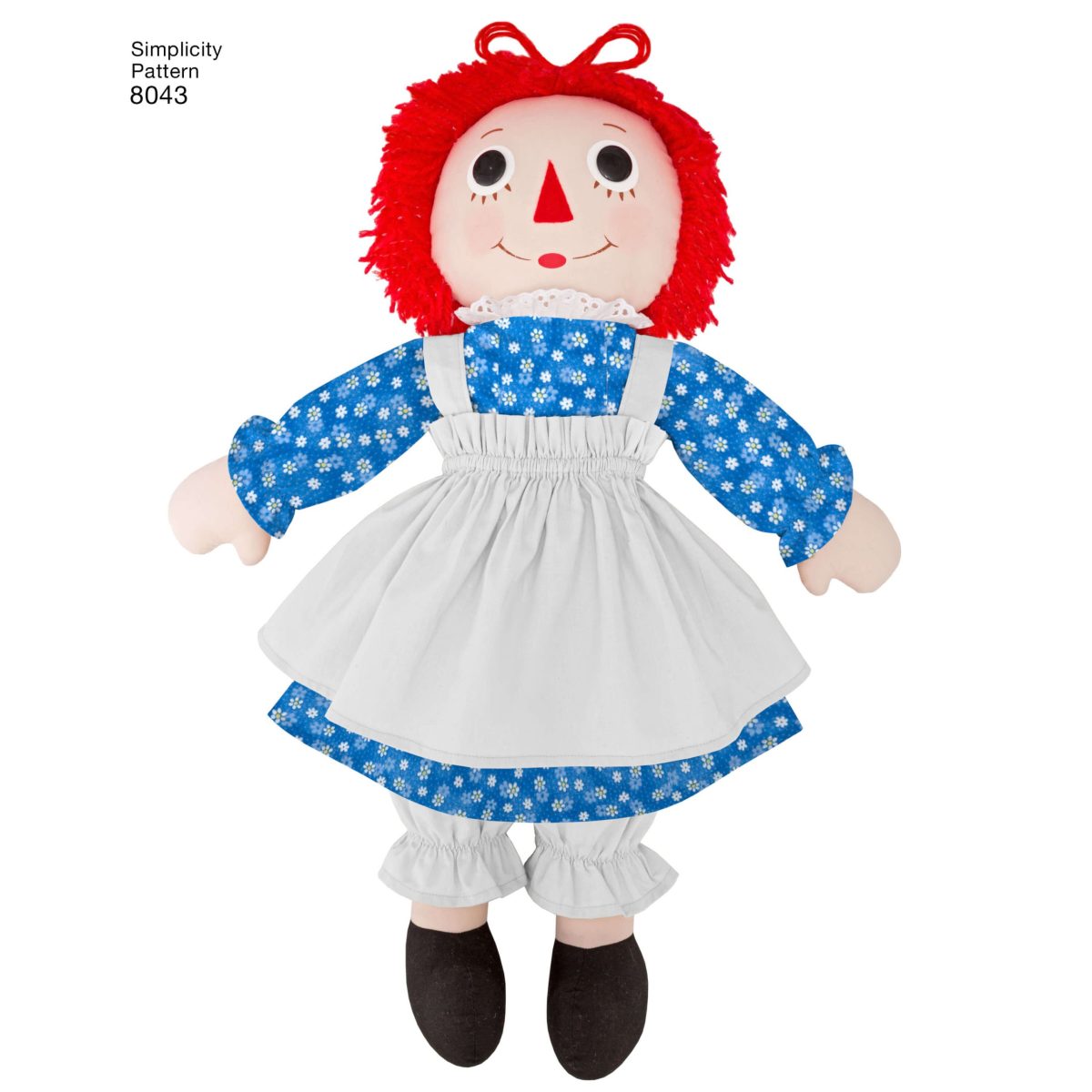 Simplicity Sewing Pattern 8043 Raggedy Ann & Andy Dolls