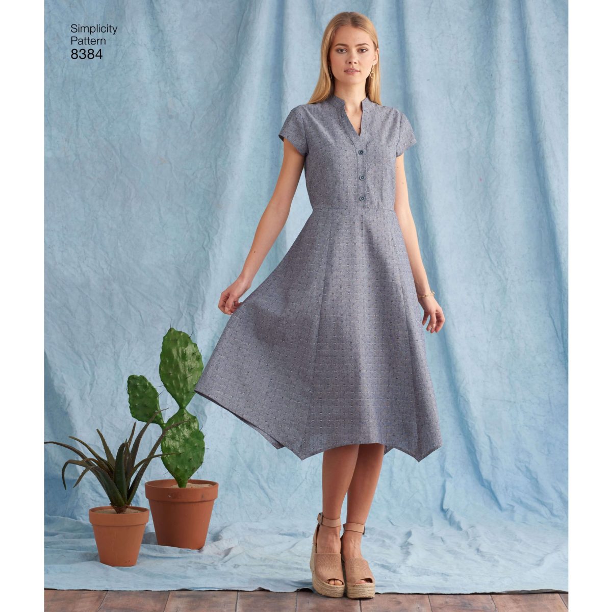 Simplicity Pattern 8384 Misses' Dress with Length Variations and Top