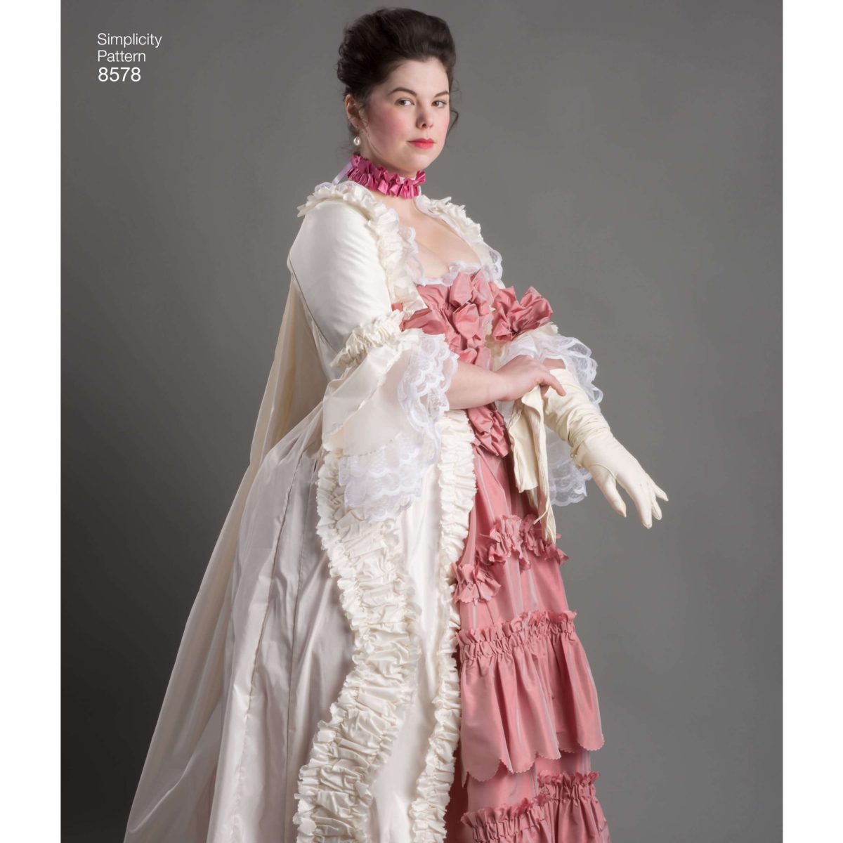 Simplicity Pattern 8578 Misses' 18th Century Gown