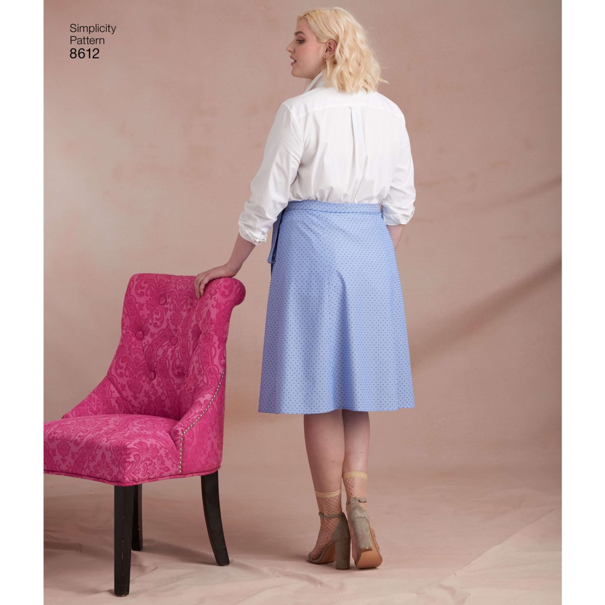 Simplicity Sewing Pattern 8612 Women's Easy Wrap Skirts by Ashley Nell Tiption