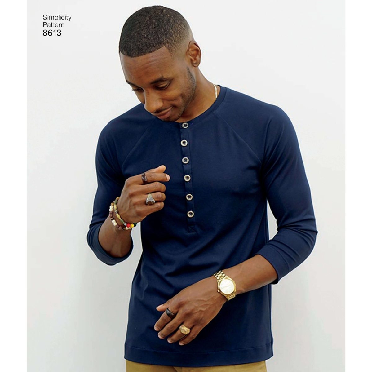 Simplicity Sewing Pattern 8613 Men's Knit Top by Mimi G