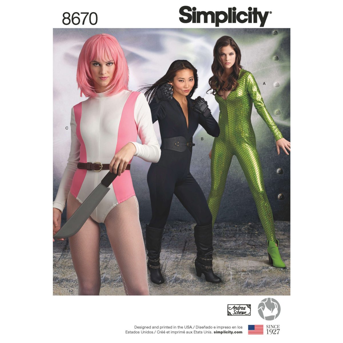 Simplicity Sewing Pattern 8670 Misses' Cosplay jumpsuit