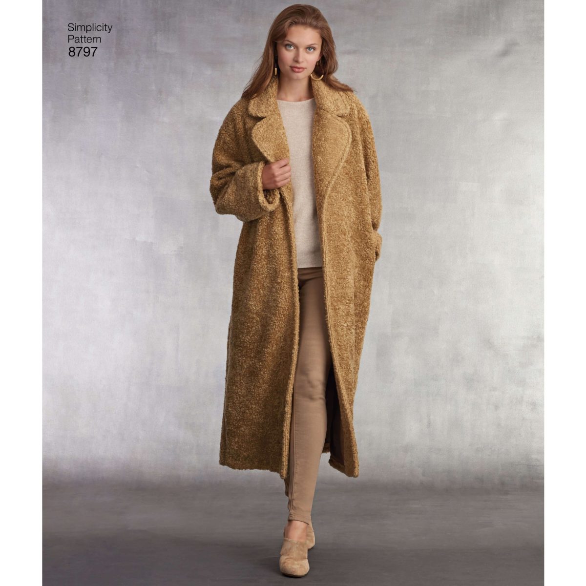 Simplicity Sewing Pattern 8797 Misses Loose Fitting Lined Coat