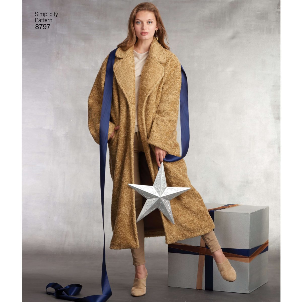 Simplicity Sewing Pattern 8797 Misses Loose Fitting Lined Coat
