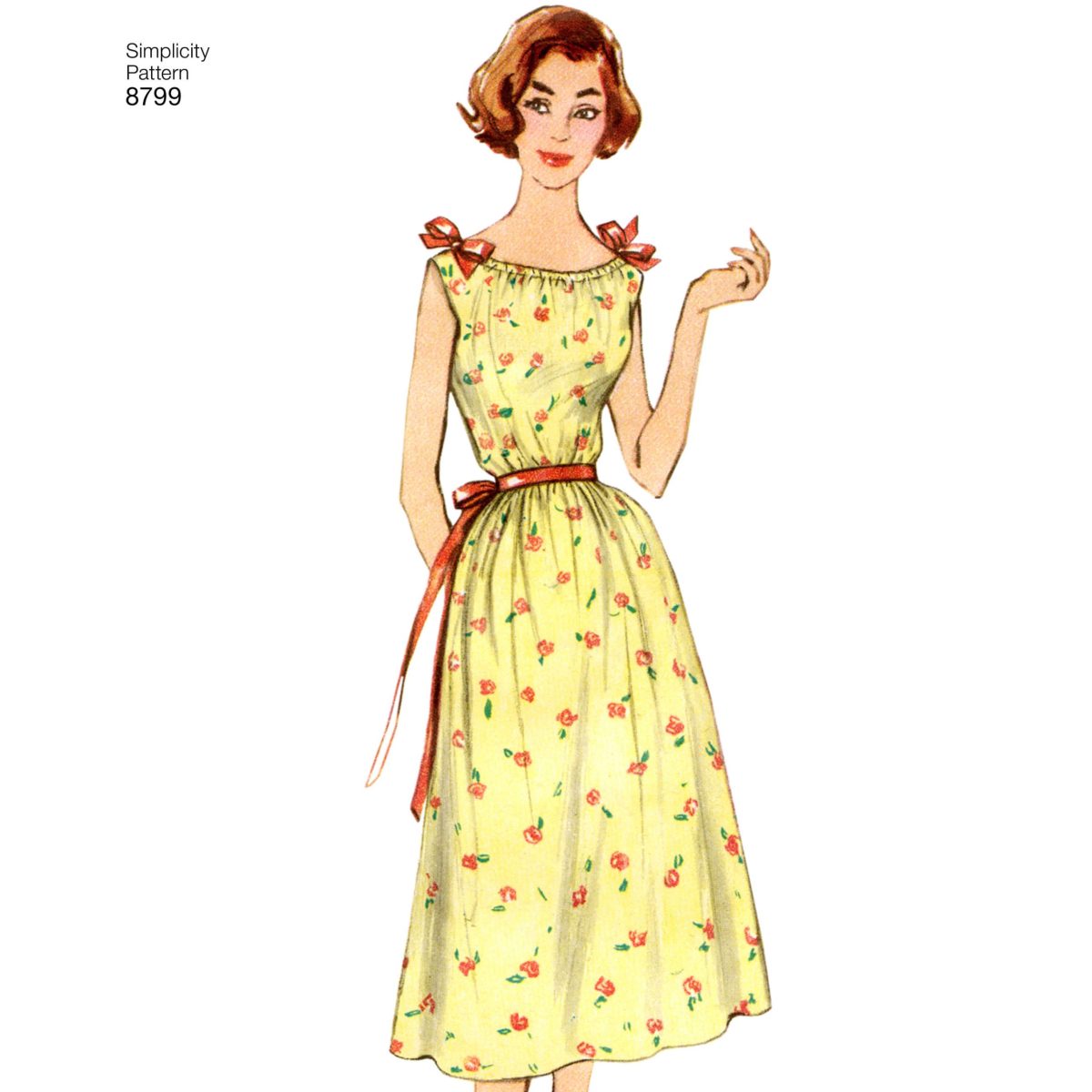 Simplicity Sewing Pattern 8799 Misses' Vintage Nightgowns
