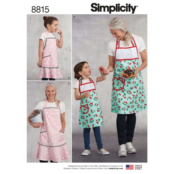 Pattern 8815 Child's and Misses' Apron