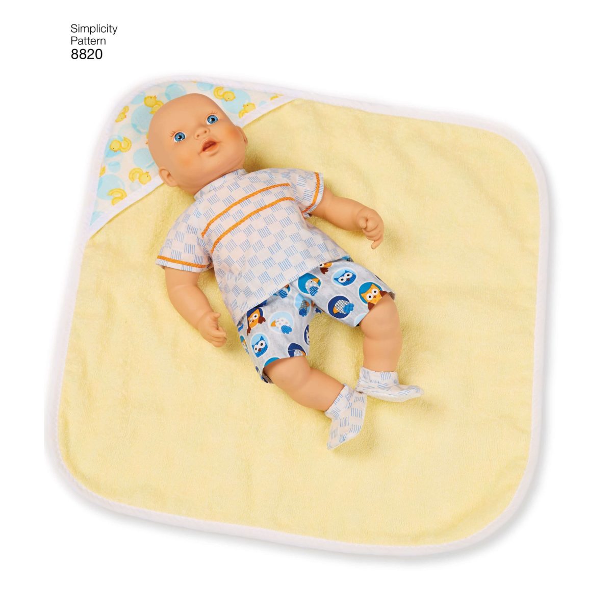 Pattern 8820 15" Baby Doll Clothes