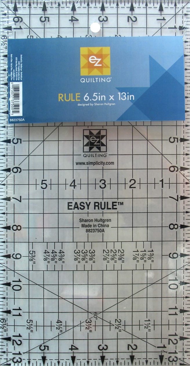 EZ RULE 6.5" X 13"