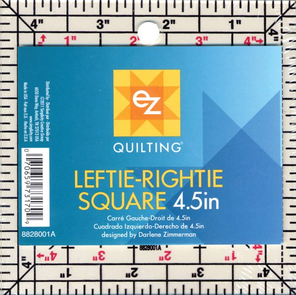 LEFTIE-RIGHTIE 4.5" SQUARE