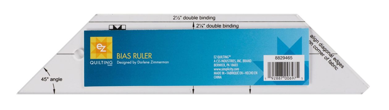 EZ BIAS ACRYLIC RULER - Sewdirect