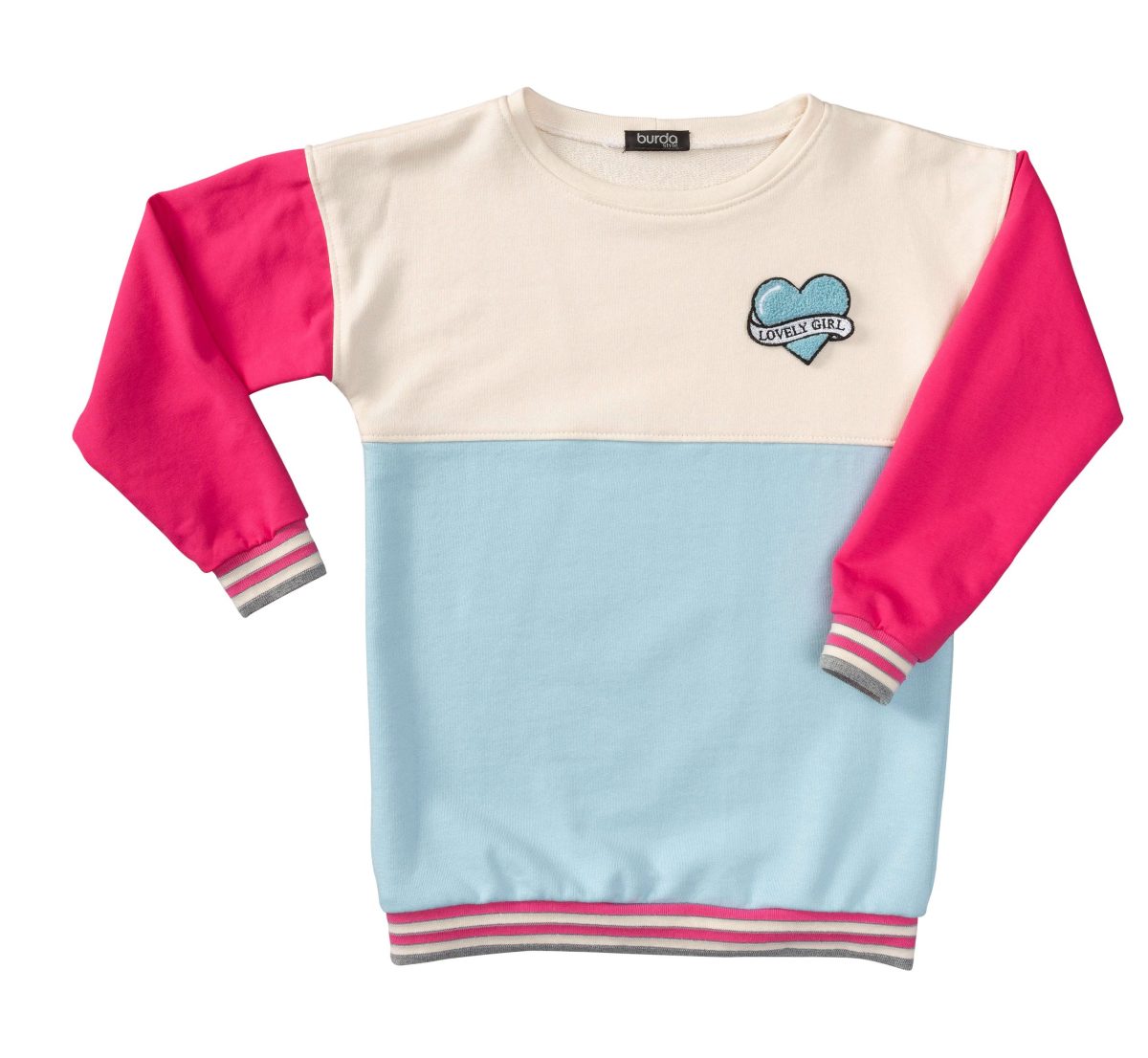 Burda Style Pattern 9301 Children's Sweatshirt & Hoddie Tops