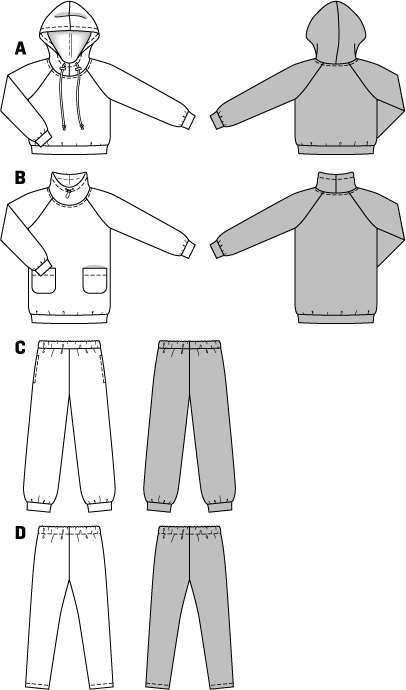 Burda Kids B9482 Coordinates Sewing Pattern