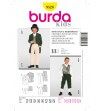 Burda B9528 Burda Style, Biedermeier Trousersuit