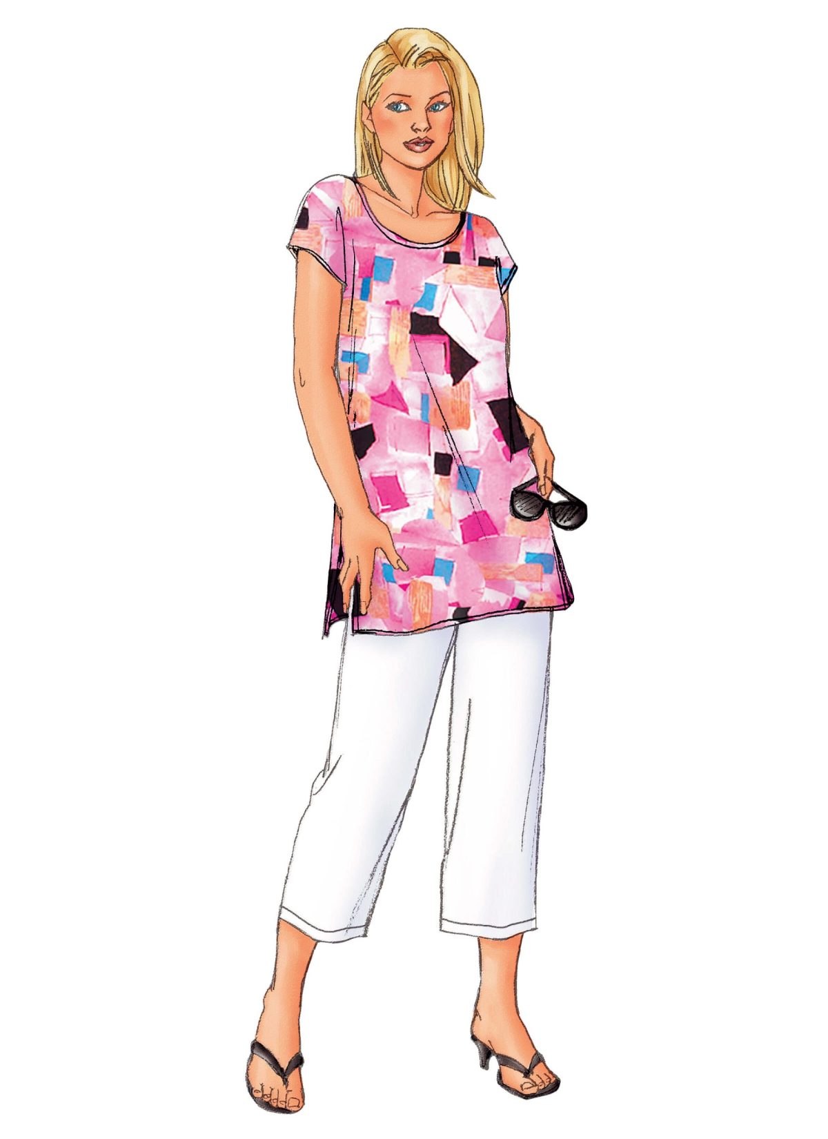 Butterick Sewing Pattern B3039 Women's/Women's Petite Shirt, Top, Tunic, Dress, Skirt & Pants