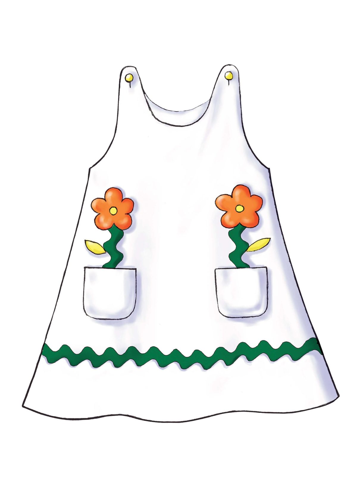 Butterick Sewing Pattern B3772 Toddlers' & Children's Dress