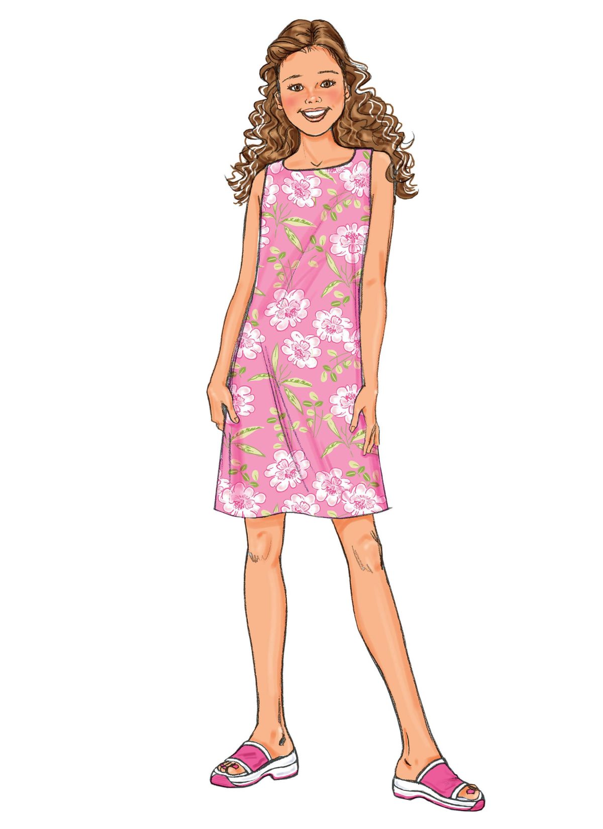 Butterick Sewing Pattern B3860 Girls'/Girls' Plus Top, Dress, Shorts & Pants