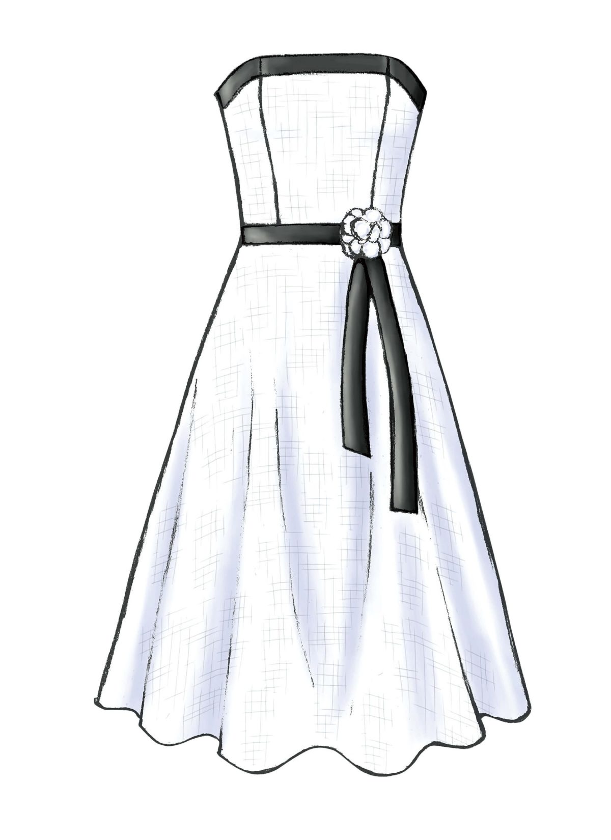 Butterick Sewing Pattern B4443 Misses'/Misses' Petite Dress