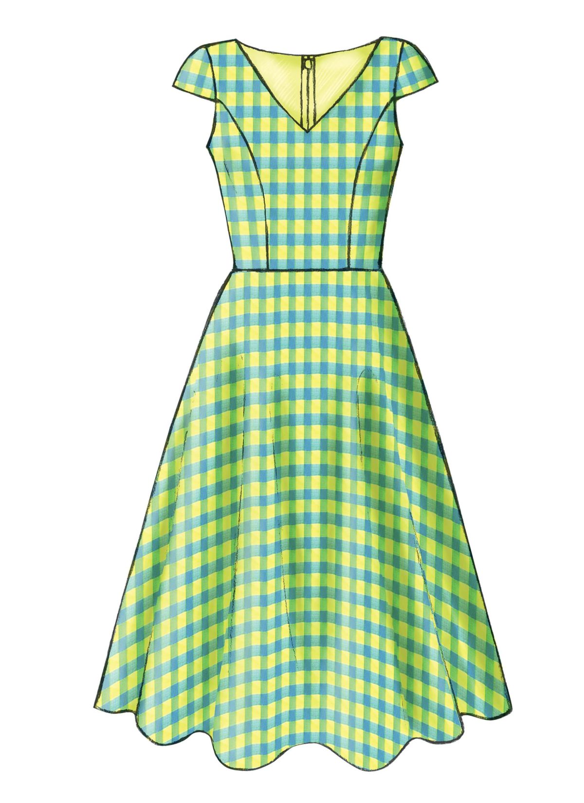 Butterick Sewing Pattern B4443 Misses'/Misses' Petite Dress