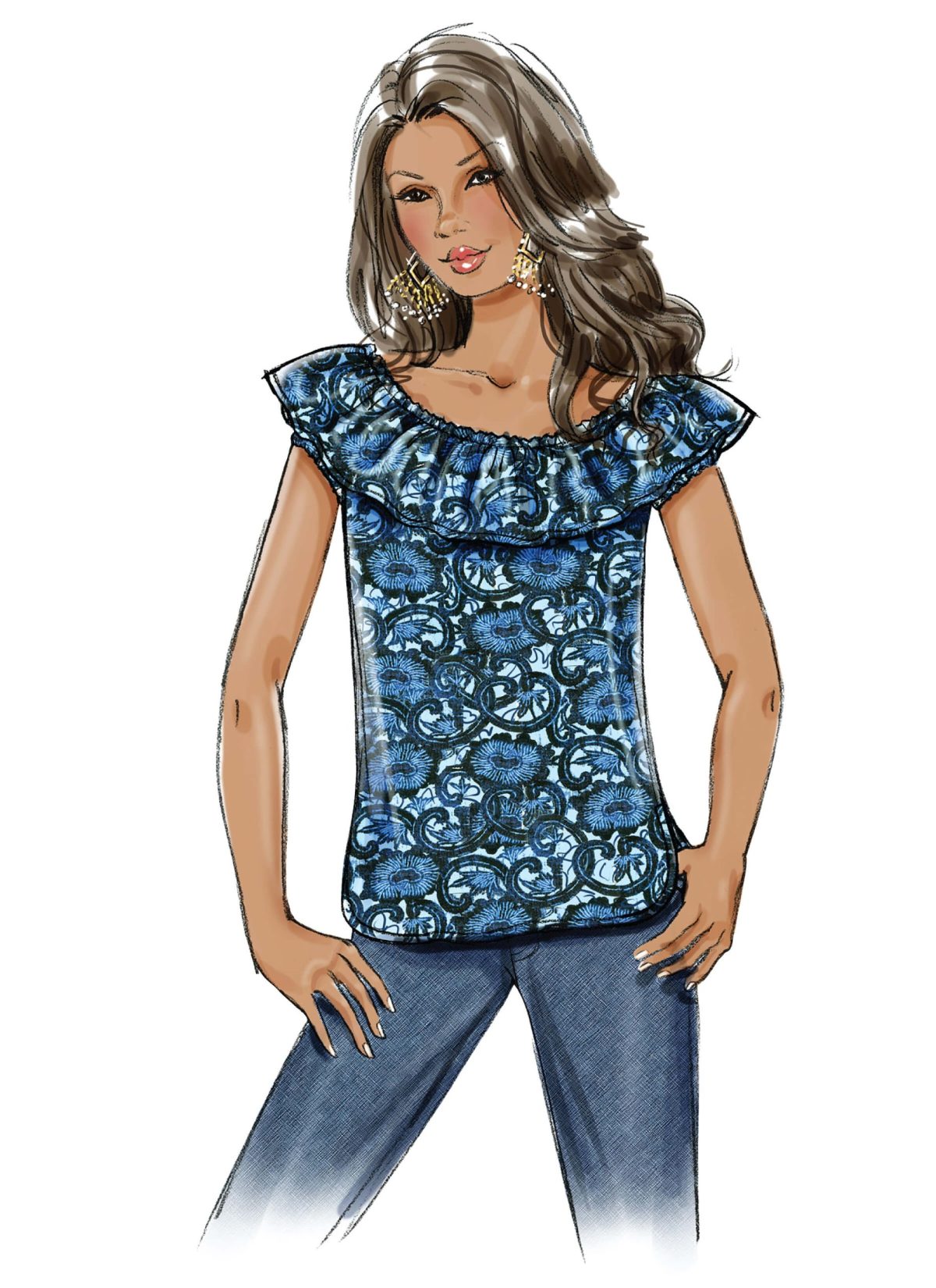 Butterick Sewing Pattern B4685 Misses' Top