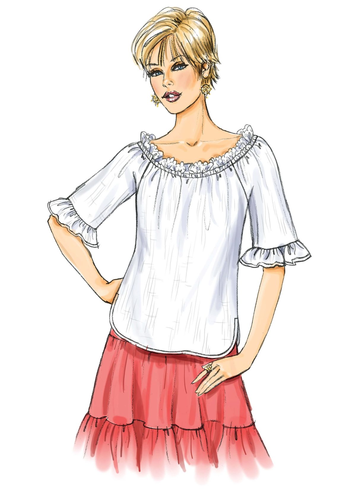 Butterick Sewing Pattern B4685 Misses' Top