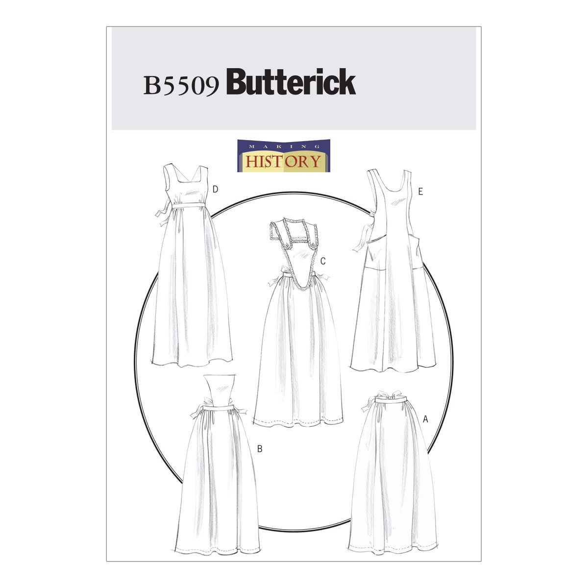 Butterick Sewing Pattern B5509 Aprons