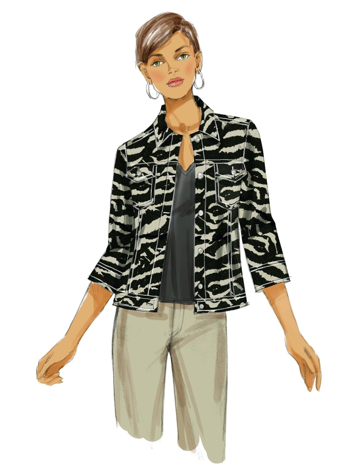 Butterick Sewing Pattern B5616 Misses' Jacket