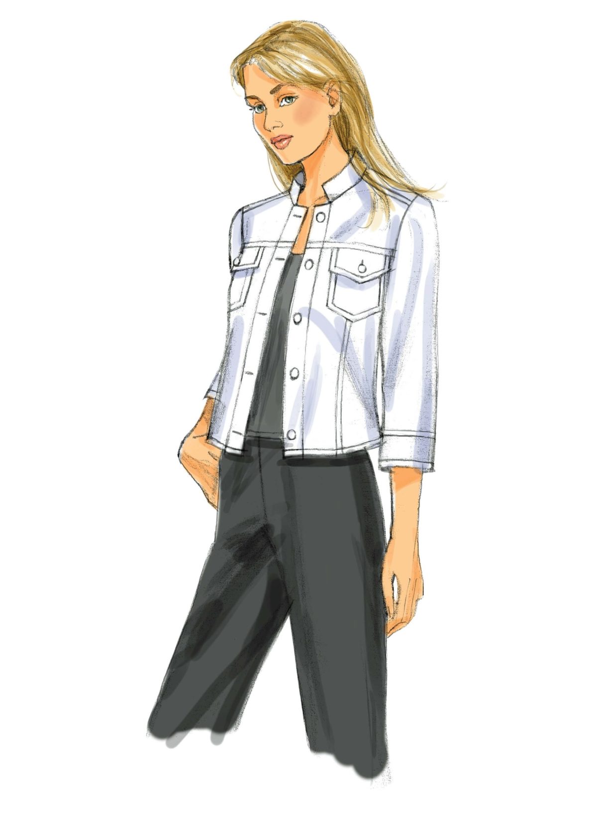 Butterick Sewing Pattern B5616 Misses' Jacket