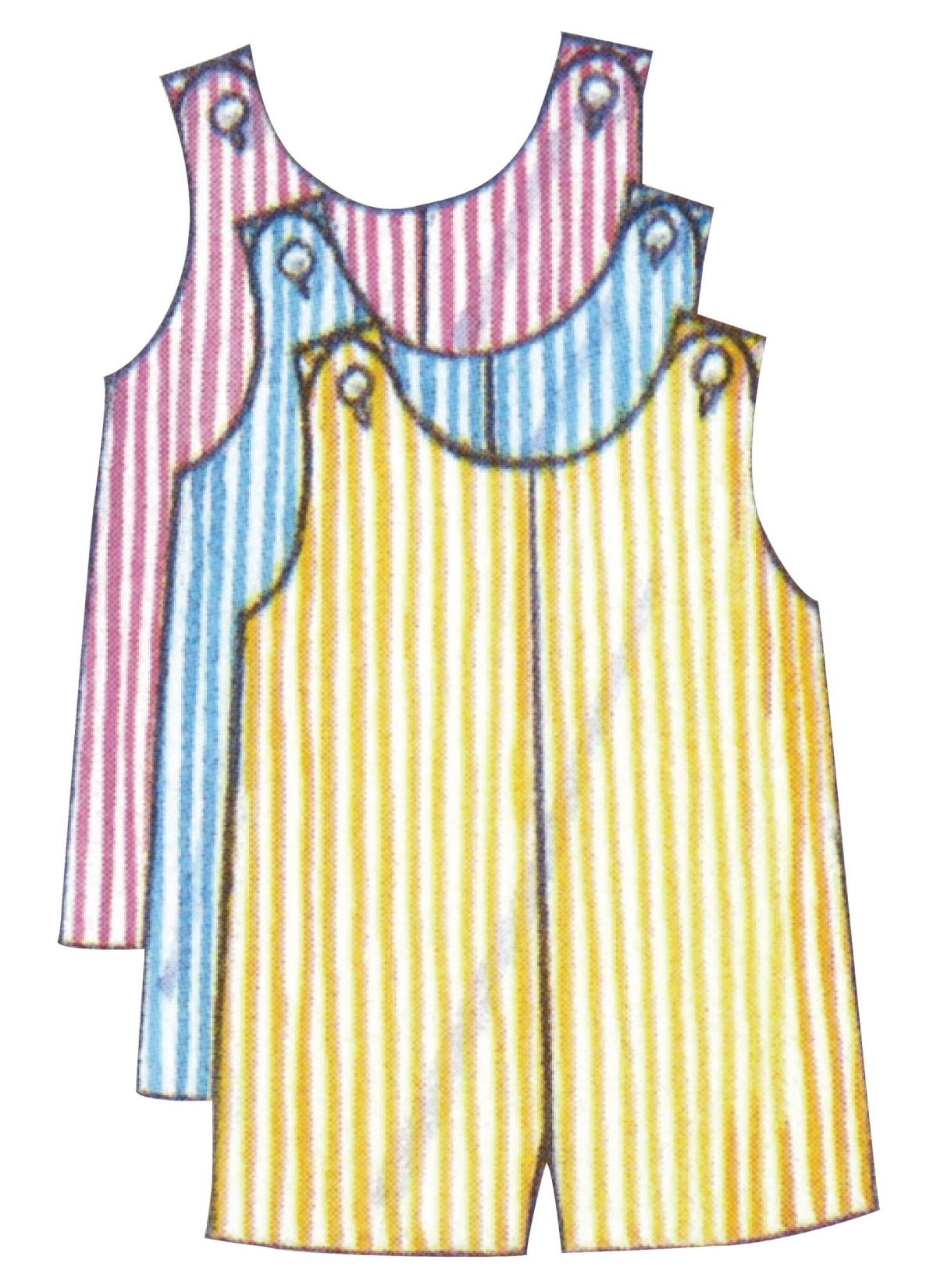 Butterick Sewing Pattern B5625 Infants' Romper, Jumper, Panties and Hat