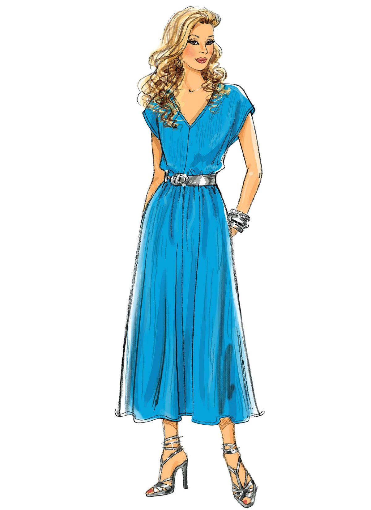 Butterick Sewing Pattern B5652 Misses' Top, Dress, Caftan, Jumpsuit and Pants