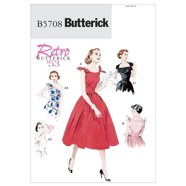 Butterick Sewing Pattern B5708 Misses' Dress