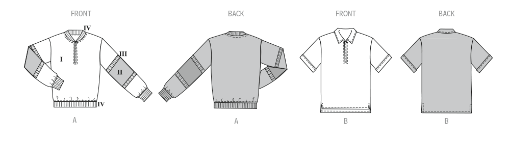 Maglietta Piqué Burda Cartamodello Burda Troyer Uomo - Maglione Colletto Alto E Maglietta Piqué - Taglie 46-56 Cartamodello Burda Style