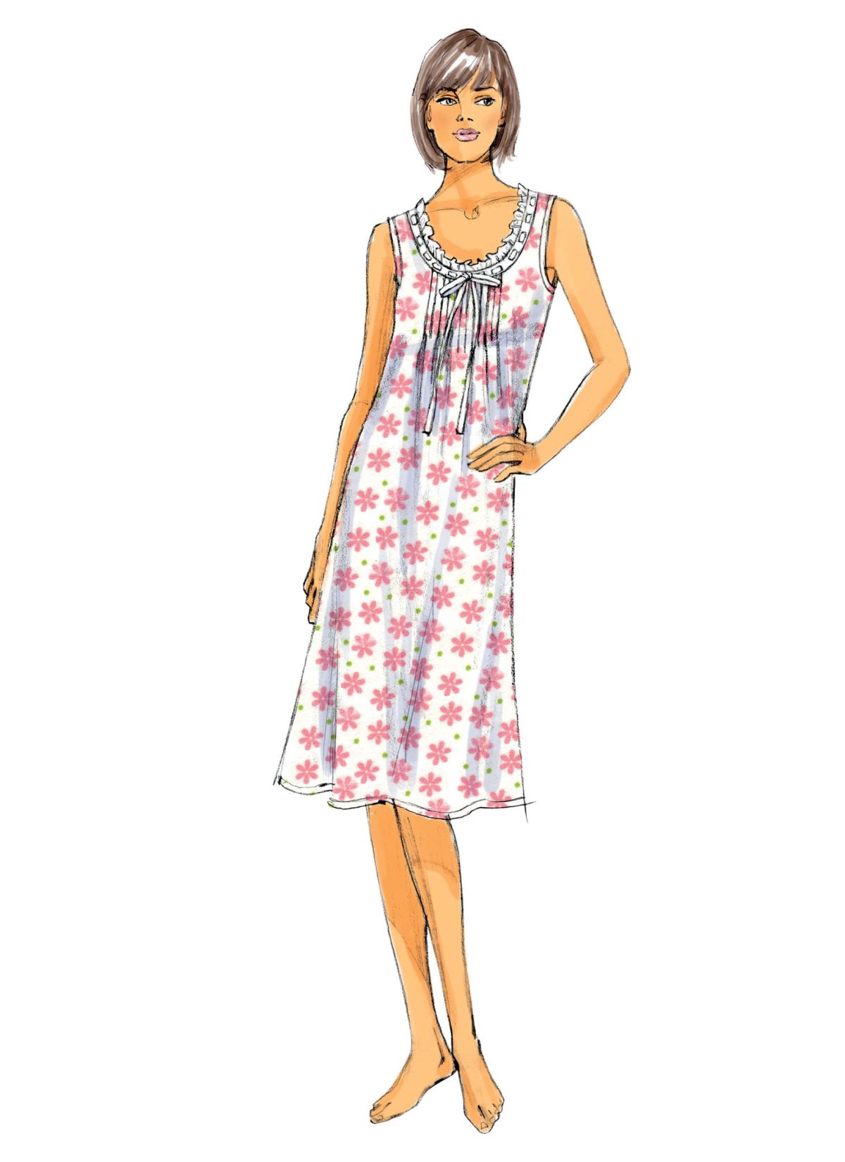 Butterick Sewing Pattern B5792 Misses' Top, Gown and Pants