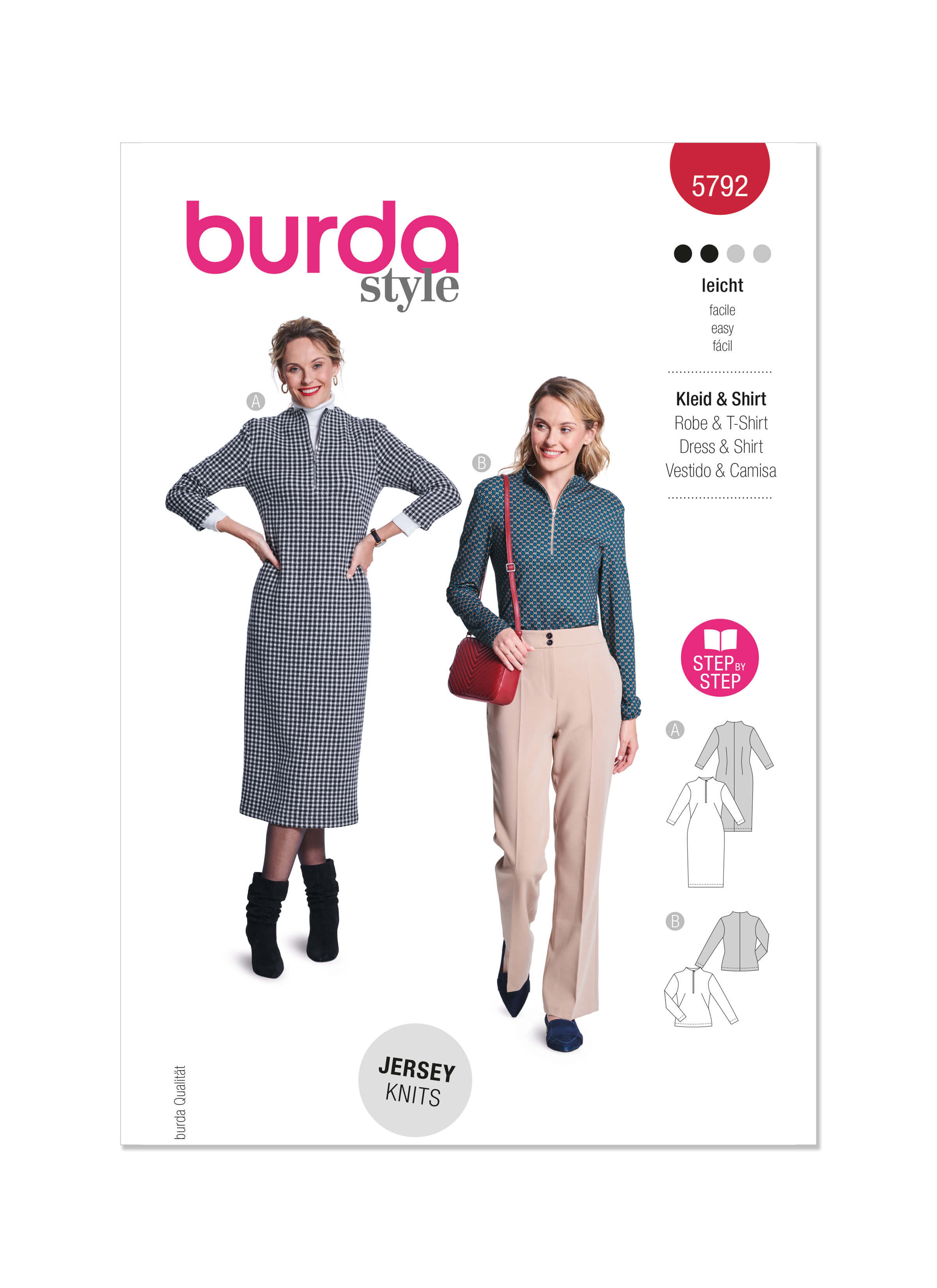 Burda Style Pattern 5792 Misses' Dress and Top