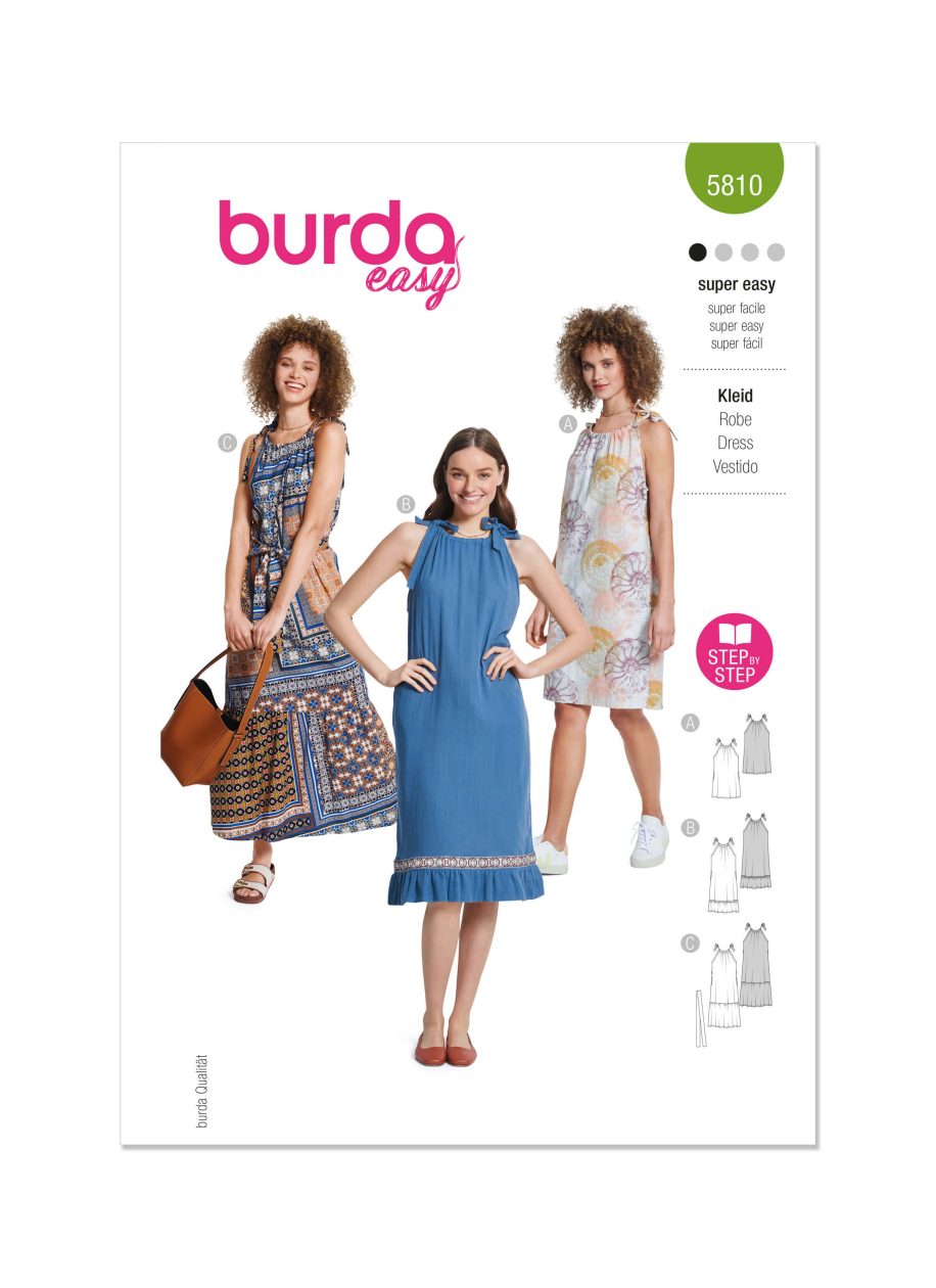 Burda Style Pattern 5810 Misses' Dress