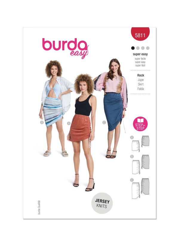 Burda Style Pattern 5811 Misses' Skirt