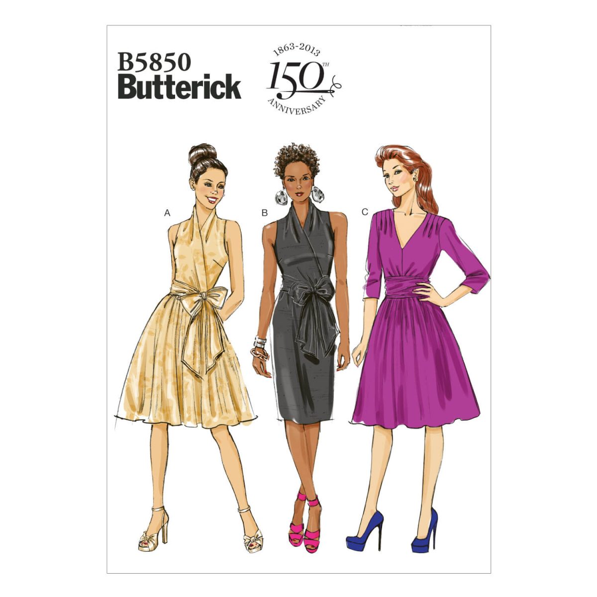 Butterick Sewing Pattern B5850 Misses' Dress