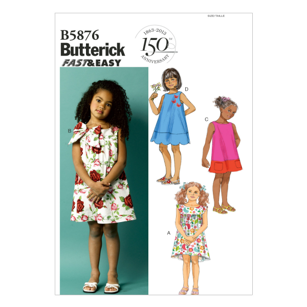 Butterick Sewing Pattern B5876 Toddlers'/Children's Dress