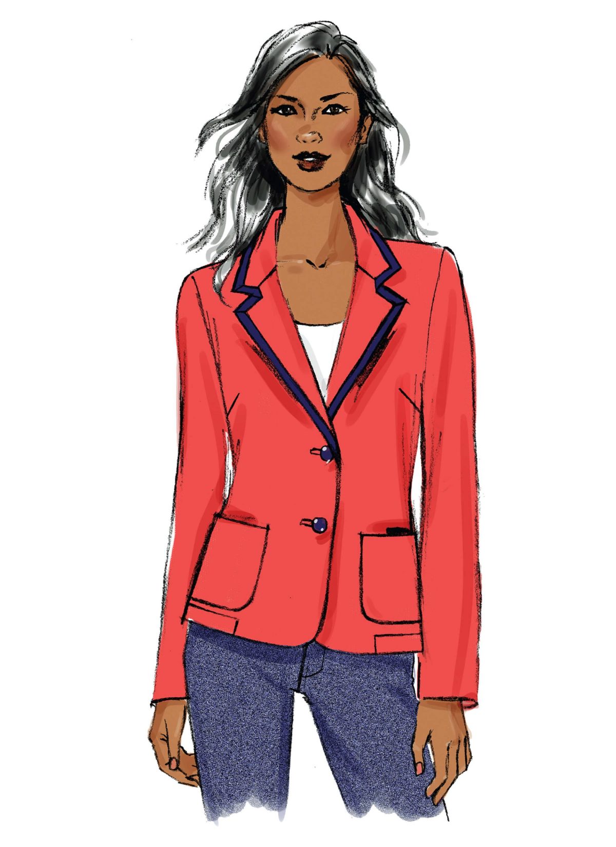 Butterick Sewing Pattern B5926 Misses'/Misses' Petite Jacket